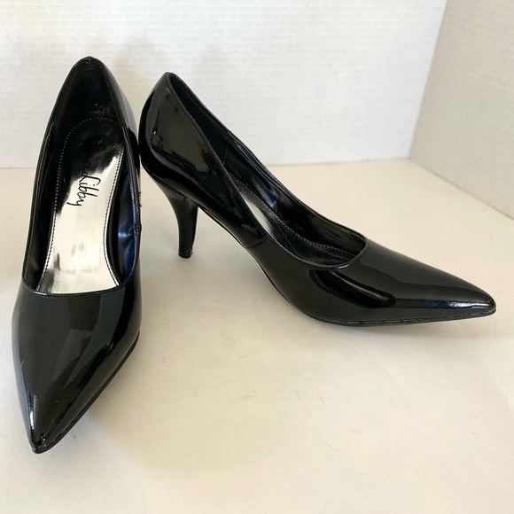 NWOT — Sam & Libby SLORRAZIO Black Retro Pumps Size 10 — Y2K - Picture 7 of 14
